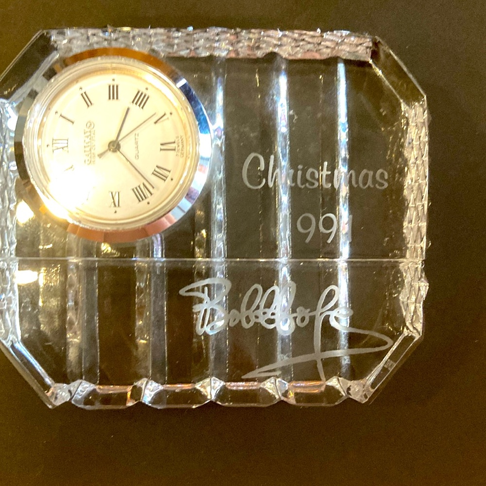 EXTREMELY RARE Bob Hope 1991 Clock